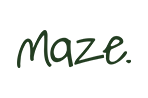 Maze Media Logo in dark green